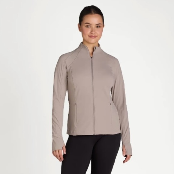 Avia Women's SoftSculpt Zip-Up Active Jacket, Size L (12-14) - Picture 1 of 5